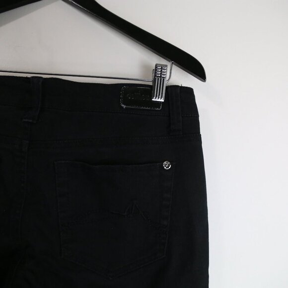 Dollhouse Vintage 80s Classic Straight Leg Jet Black Jeans Pants Size 5 - Picture 9 of 9